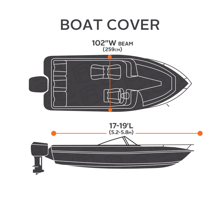 Classic Accessories StormPro Heavy-Duty Boat Cover, 14 - 16 Feet